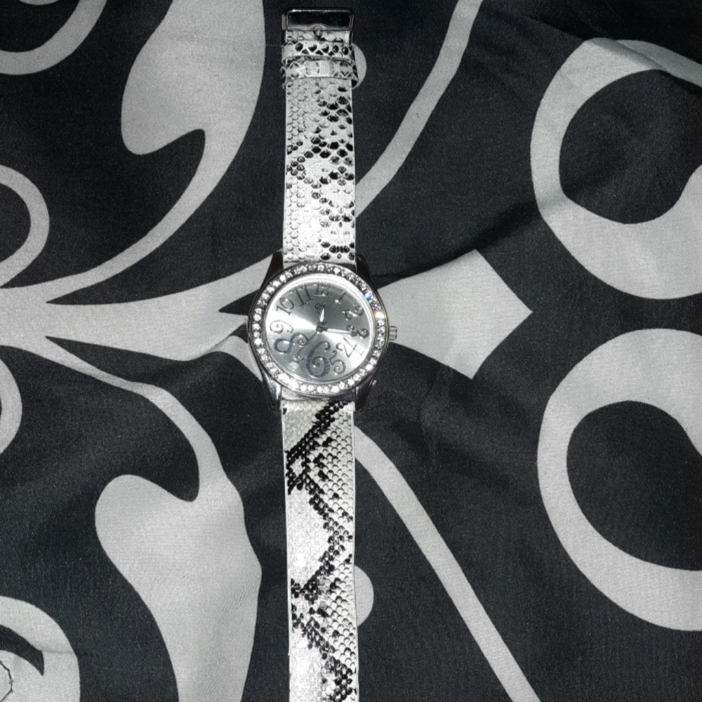 Snake skin watch